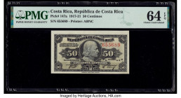 Costa Rica Republica de Costa Rica 50 Centimos 21.11.1921 Pick 147a PMG Choice Uncirculated 64 EPQ. 

HID09801242017

© 2020 Heritage Auctions | All R...