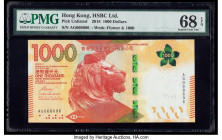 Hong Kong Hongkong & Shanghai Banking Corp. Ltd. 1000 1.1.2018 Pick UNL PMG Superb Gem Unc 68 EPQ. 

HID09801242017

© 2020 Heritage Auctions | All Ri...