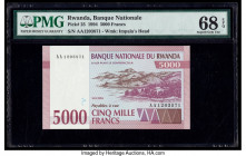 Rwanda Banque Nationale du Rwanda 5000 Francs 1.12.1994 Pick 25 PMG Superb Gem Unc 68 EPQ. 

HID09801242017

© 2020 Heritage Auctions | All Rights Res...