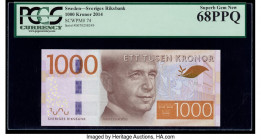 Sweden Sveriges Riksbank 1000 Kronor ND (2014) Pick 74 PCGS Superb Gem New 68PPQ. 

HID09801242017

© 2020 Heritage Auctions | All Rights Reserved