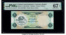 United Arab Emirates Currency Board 1 Dirham ND (1973) Pick 1a PMG Superb Gem Unc 67 EPQ. 

HID09801242017

© 2020 Heritage Auctions | All Rights Rese...