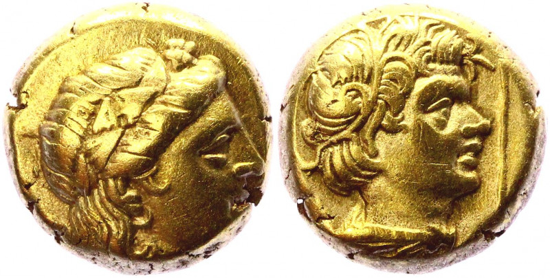 Ancient Greece Lesbos Mytilene EL Hekte 377 - 326 BC
Bodenstedt 93; BMC 102; Go...