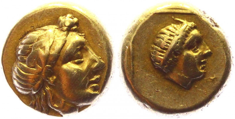Ancient Greece Lesbos Mytilene EL Hekte 377 - 326 BC
Bodenstedt 81; Gold 2.53 g...