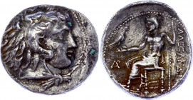 Egypt Ptolemy I Soter AR Tetradrachm 320 - 315 BC (ND)
SNG Munich 745; Silver 15.22 g.; Obv: Head of Herakles to right, wearing lion skin headdress /...