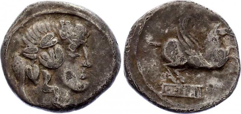 Roman Republic Rome AR Denarius 90 BC
Silver 3.78g 17mm; Q. Titius 90 B.C. Rome...