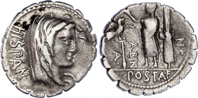 Roman Republic Rome Silver Denarius Serratus 81 BC
RRC# 372/2; Silver 3.71g; Ob...
