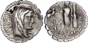 Roman Republic Rome Silver Denarius Serratus 81 BC
RRC# 372/2; Silver 3.71g; Obv: HISPAN - Head of Hispania, right; wearing veil; behind, inscription...