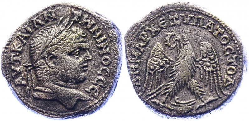 Roman Empire Tetradrachm 215 - 217 AD, Caracalla
Billon. Weight 15,72 gramm. Ob...
