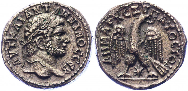 Roman Empire Tetradrachm 215 - 217 AD, Caracalla
Billon. Weight 14,00 gramm. Ob...