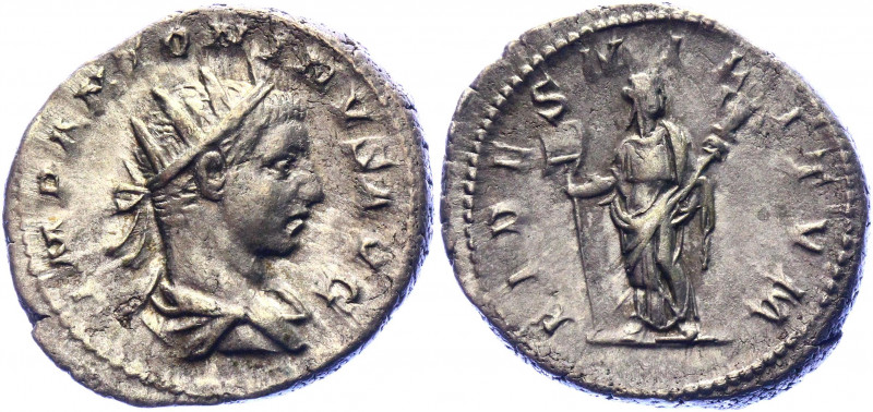 Roman Empire Antoninianus 218 - 222 AD, Elagabalus
Silver. Weight 5,43 gramm. O...