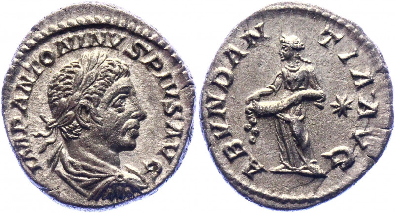 Roman Empire Denarius 222 AD, Elagabalus
Silver. Weight 2,88 gramm. Obv: IMPANT...