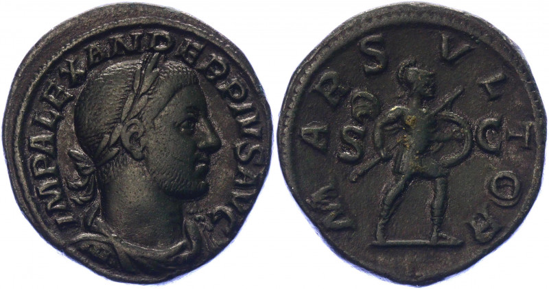 Roman Empire Sestertius 231 - 235 AD, Alexander Severus
Copper. Weight 21,41 gr...