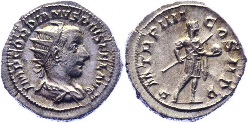 Roman Empire Antoninianus 238 - 244 AD, Gordian III
Silver. Weight 4,19 gramm. ...