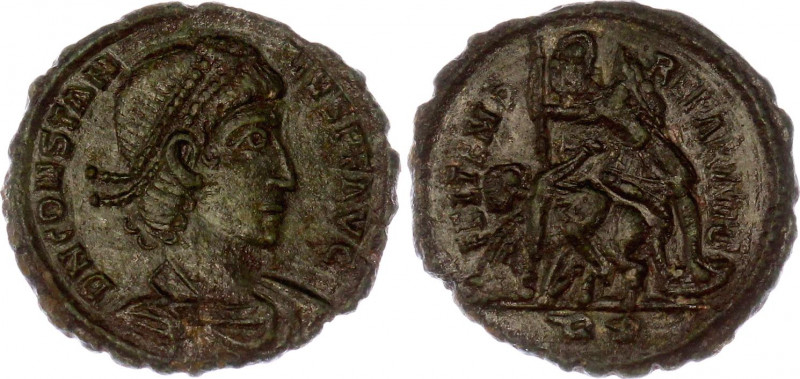 Roman Empire Constantius II Æ Follis 350 - 355 AD
Copper 2.28 g.; Constantius I...
