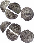 Abbasid Caliphate Lot of 4 Coins 750 - 1258 (ND)
Various Dates & Denominations; Silver; F-VF