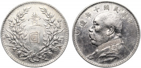 China Republic 1 Dollar 1921 (10)
Y# 329.6; Silver 26,94g; VF/XF