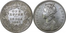 British India 1 Rupee 1884 B
КМ# 492; Silver 11.65 g.; XF-АUNC