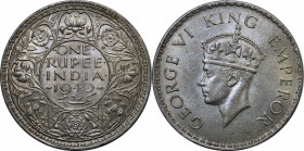 British India 1 Rupee 1940 B
КМ# 556; Silver 11.62 g.; Mint luster; UNC-