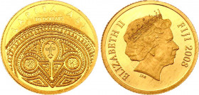 Fiji 10 Dollars 2008
Lapita Art; Gold (.999) 1g; Proof