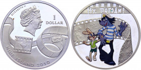 Niue 1 Dollar 2010
KM# 392; Silver 14.15 g.; Elizabeth II; Cartoon Characters - Wolf and Hare; Mintage 8000; Proof