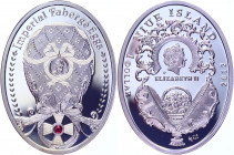 Niue 1 Dollar 2012
N# 172449; Silver with Swarovski crystals 16.81g.; Order of St. George Egg; Proof