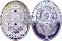 Niue 1 Dollar 2013
N# 172509; Silver with Swarovski crystals 16.81g.; Napoleonic Egg; Proof