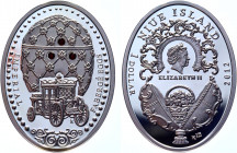 Niue 1 Dollar 2012
N# 285823; Silver with Swarovski crystals 16.81g.; Coronation Egg; Proof