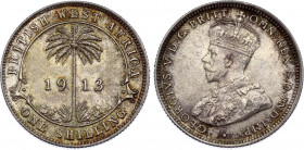 British West Africa 1 Shilling 1913
KM# 12; Silver; George V; UNC