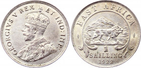 East Africa 1 Shilling 1922
KM# 21; Silver 7.68 g.; George V; AUNC