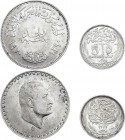Egypt 5 Piastres & 1 Pound 1917 - 1970 AH 1335 - 1390
Silver; Various Motives; XF+/UNC