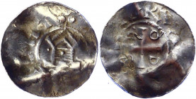 German States Magdeburg AR Pfennig 983 - 1002 (ND) Otto III
Dbg 1167; Kluge 47; Silver 1.36 g.; Otto III (983-1002); VF-XF