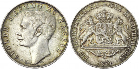 German States Nassau 1 Taler 1859 Z
KM# 75; Dav. 747; Silver 18.49g.; Adolph; XF