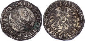 German States Prussia 1 Groschen 1532
MB# 3; Bahrf# 1122; Silver; Albrecht; Mint: Königsberg; VF-XF