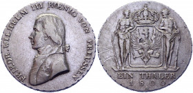 German States Prussia 1 Taler 1800 A
KM# 368; Dav. 2603; J. 29; Silver 22.00 g.; Friedrich Wilhelm III; Mint: Berlin; VF-XF