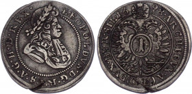 German States Silesia 1 Kreuzer 1698 CB
KM# 498; Silver; Leopold I; Mint: Breslau (Wroclaw); VF-XF
