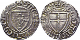 German States Teutonic Order Poland Schilling / Szeląg 1351 - 1382 (ND) Winrych von Kniprode
Vossberg 133; Silver 1.75 g.; Winrych von Kniprode (1364...