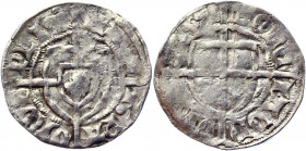 German States Teutonic Order Poland Schilling / Szeląg 1422 - 1441 (ND) Paul von Rußdorf
Vossberg 850; Silver 1.74 g.; Paul von Rußdorf (1422-1441); ...