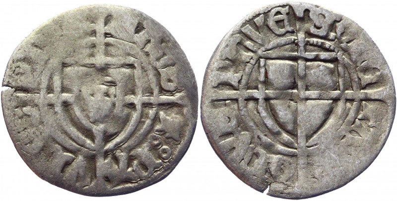 German States Teutonic Order Poland Schilling / Szeląg 1422 - 1441 (ND) Paul von...