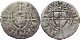 German States Teutonic Order Poland Schilling / Szeląg 1422 - 1441 (ND) Paul von Rußdorf
Vossberg 823; Silver 1.24 g.; Paul von Rußdorf (1422-1441); ...