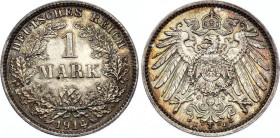 Germany - Empire 1 Mark 1914 E
KM# 14; Silver; Wilhelm II; UNC