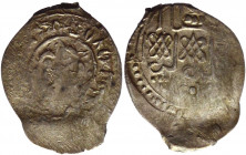 Russia Serpukhov Denga Vladimir the Brave R4 1393 - 1398
GP2# 3035 А; R-4; Silver 1.02 g.; Very rare coin - denga of Vladimir Andreevich of Serpukhov...