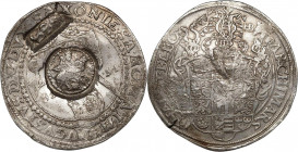 Russia Jefimok Rouble 1655 on Saxony-Albertine Thaler 1558 HB
MB# 182, Dav. 9795; Spassky -; Silver 27.26 g.; Mint: Dresden; Alexey Mikhailovich; wit...