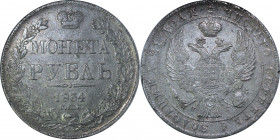 Russia 1 Rouble 1834 СПБ НГ
Bit# 174; Silver 20.86 g.; XF