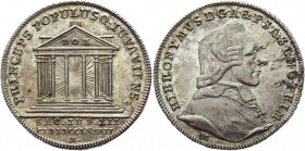 Austrian States Salzburg 10 Kreuzer 1782
HZ# 3191; Silver 3,73g.; Erzbistum Hieronymus Graf Colloredo; Jeton on the 1200 years anniversary; UNC