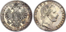 Austria 1 Florin 1859 A
KM# 2219; Silver; Franz Joseph I; AUNC+ with mint luster