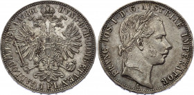 Austria 1 Florin 1861 A
KM# 2219; Silver; Franz Joseph I; XF+