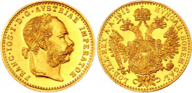 Austria 1 Ducat 1915 Restrike
KM# 2267; Gold (.900), 3.49g. UNC.