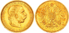 Austria 10 Corona 1905
KM# 2805; Gold (.900) 3.38 g., 19 mm.; Franz Joseph I; UNC-