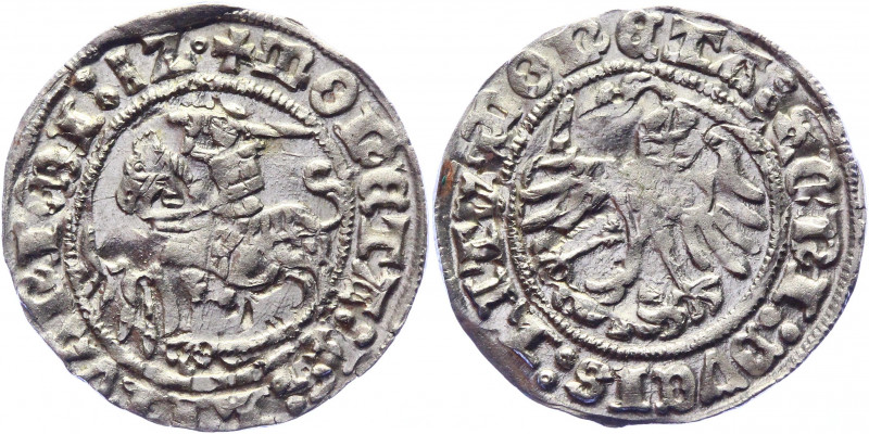 Lithuania 1/2 Groschen / Półgrosz 1512 Error Sigismund I the Old
Silver 1.29 g....