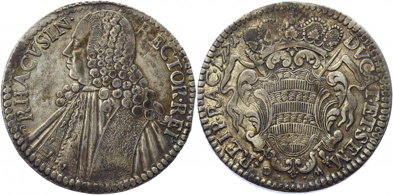 Ragusa 1 Tallero 1771 GA-DM
KM# 18; Dav. 1639; Silver 28.24g.; XF